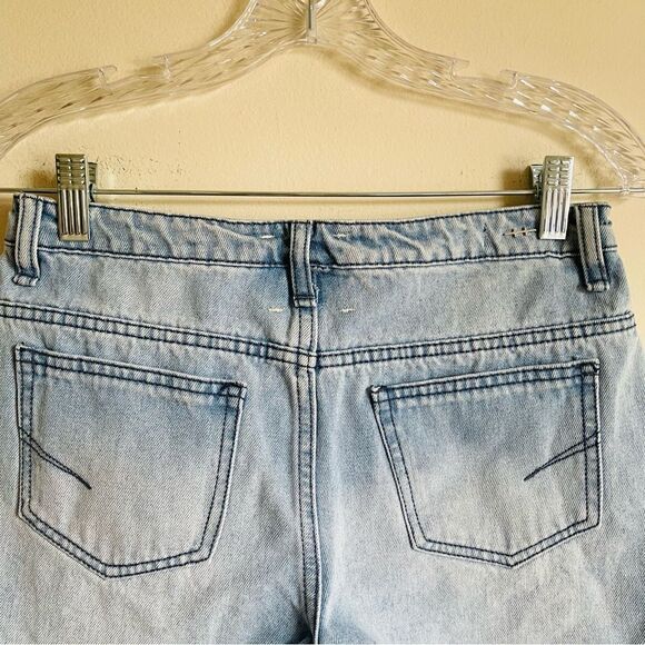 Habitual Kids Girls' Distressed Exposed Pocket Denim Short 16 - Picture 8 of 8